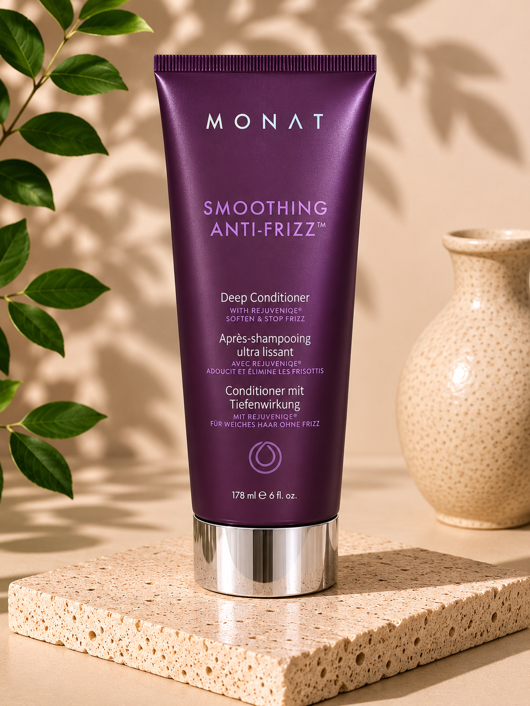 Smoothing Deep Conditioner with Rejuveniqe - Anti-Frizz